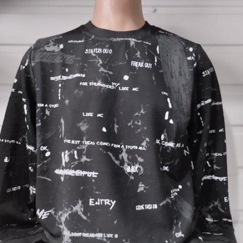 Свитер Panda (S-2XL) 1486 black (деми) Panda 1486 black