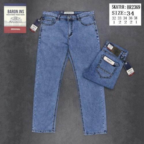 Джинсы Baron Jeans (32-38) 2369 l.blue (деми) Baron Jeans 2369 l.blue
