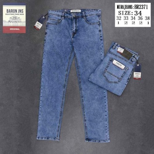 Джинсы Baron Jeans (32-38) 2371 l.blue (деми) Baron Jeans 2371 l.blue