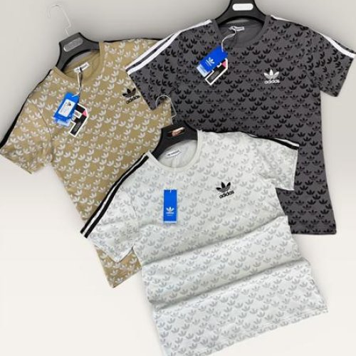 Футболка F.T.H (S-2XL) F942 white-l.grey (лето) F.T.H F942 white-l.grey