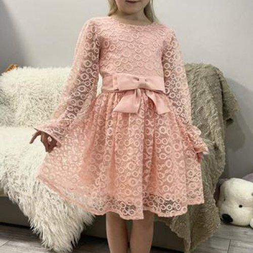 Платье Kosmy (110-128) KM06 peach (деми) Kosmy KM06 peach