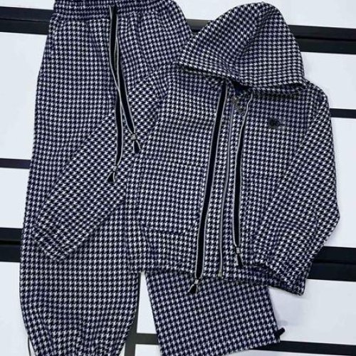 Костюм спорт Kosmy (128-152) 552-1 white-black (деми) Kosmy 552-1 white-black