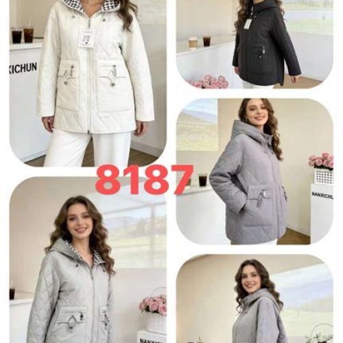 Куртка LiOpt (50-60) 8187-1 white (деми) LiOpt 8187-1 white