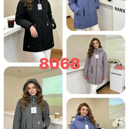 Куртка LiOpt (56-66) 8068 grey (деми) LiOpt 8068 grey