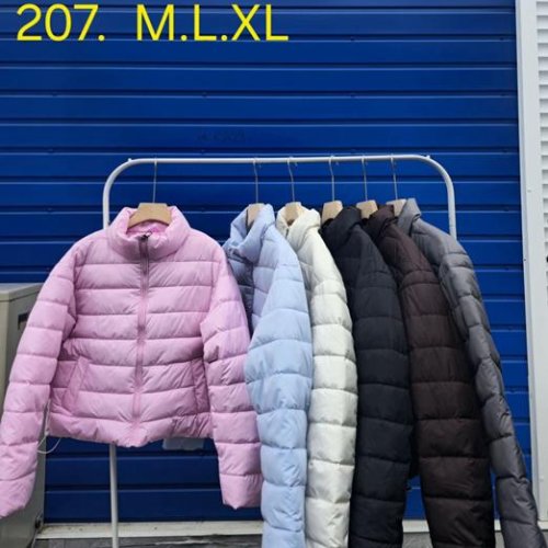 Куртка Oukali (M-XL) 207 l.blue (деми) Oukali 207 l.blue