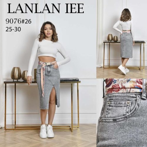 Юбка Lolo Blues (25-30) 9076 l.grey (лето) Lolo Blues 9076 l.grey