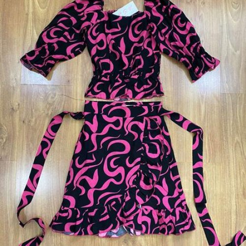 Костюм RSV (134-158) 308 black-pink (лето) RSV 308 black-pink