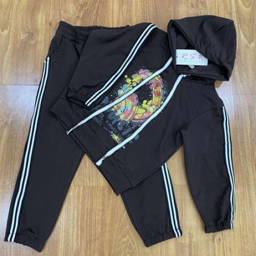 Костюм спорт RSV (104-128) 253 black-white (деми) RSV 253 black-white