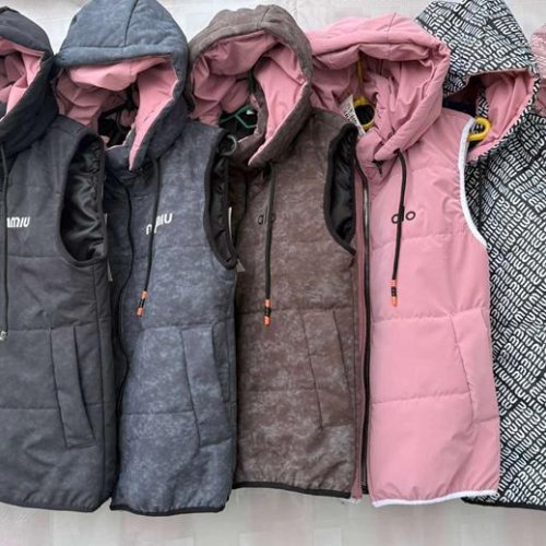 Жилетка Shon (40-48) S2617 pink (деми) Shon S2617 pink