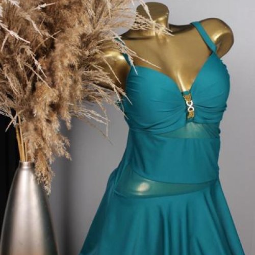 Платье Sun&Sea (48-56) 26101 green (лето) Sun&Sea 26101 green