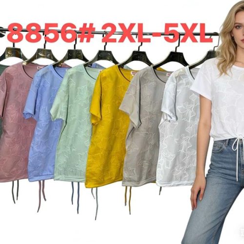 Футболка Monarlir (2XL-5XL) 8856 grey (лето) Monarlir 8856 grey