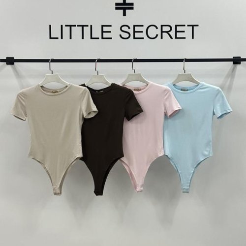 Боди Little Secret (S-L) K019 pink (лето) Little Secret K019 pink