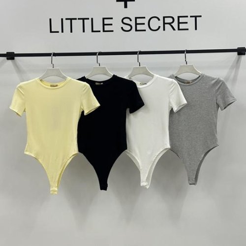 Боди Little Secret (S-L) K019 yellow (лето) Little Secret K019 yellow
