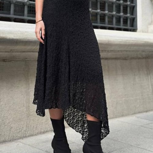 Юбка Little Secret (S-L) SA357 black (лето) Little Secret SA357 black