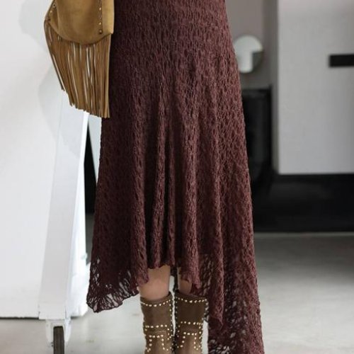 Юбка Little Secret (S-L) SA357 brown (лето) Little Secret SA357 brown