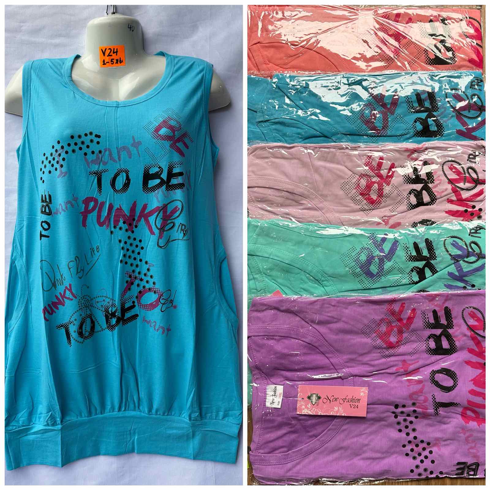 Туника HomeWear (XL-5XL) V24 mix (лето)