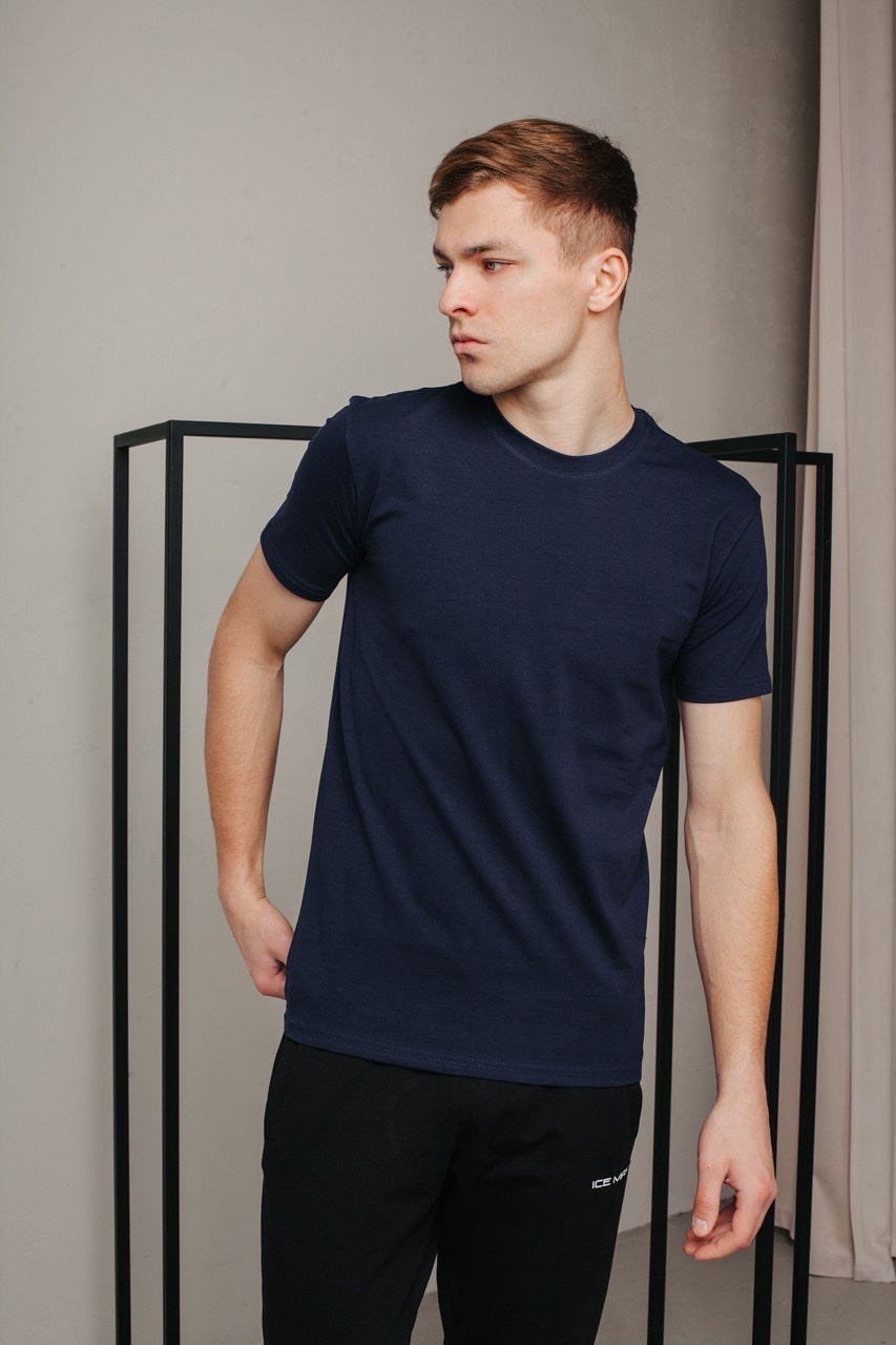 Футболка Sport style (M-XL) 8 navy-old-1 (лето)