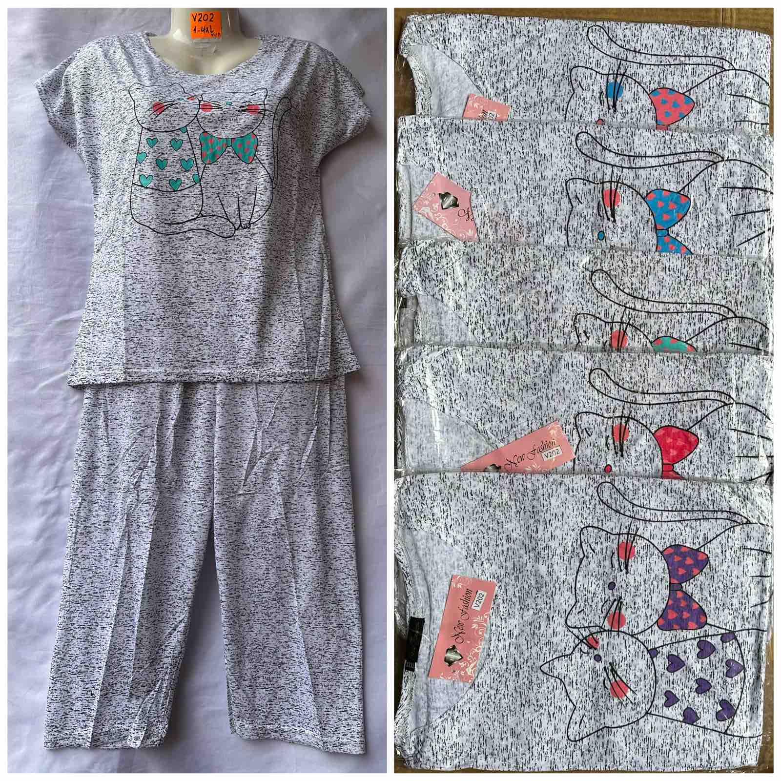 Пижама HomeWear (46-56) B202 mix (лето)