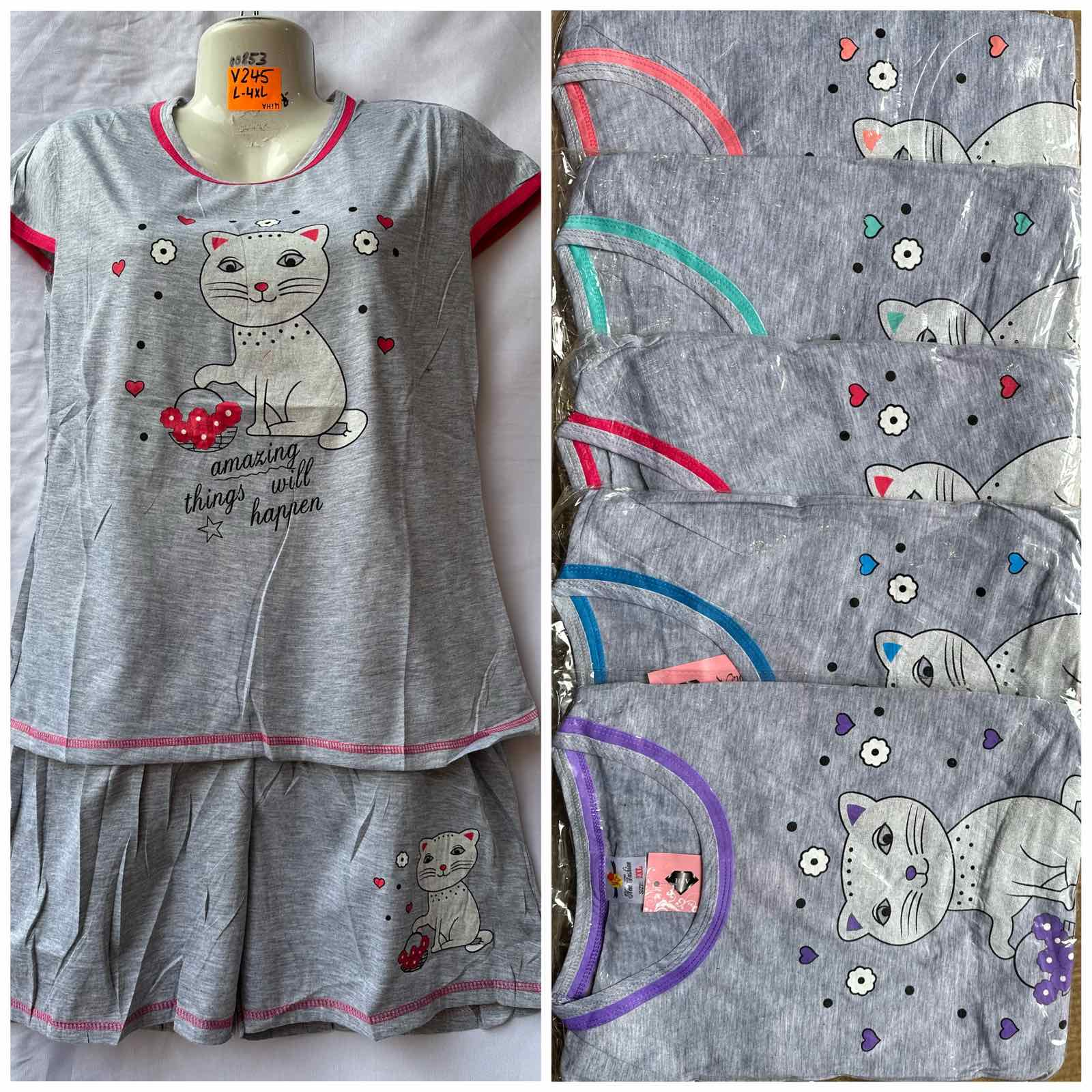 Пижама HomeWear (46-56) B245 mix (лето)