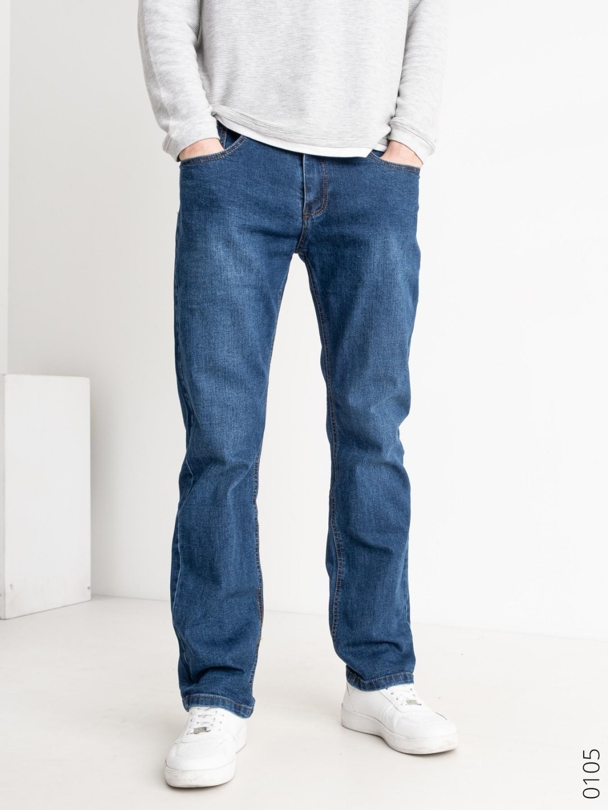 Джинсы Seven Group (30-36) 0105 blue (деми)