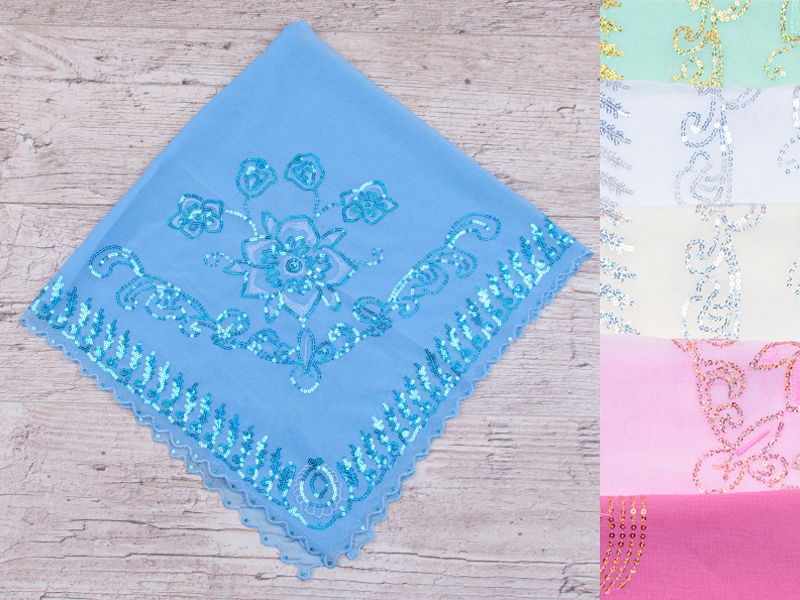 Платок Shawls (78*78) ES003 mix (деми)