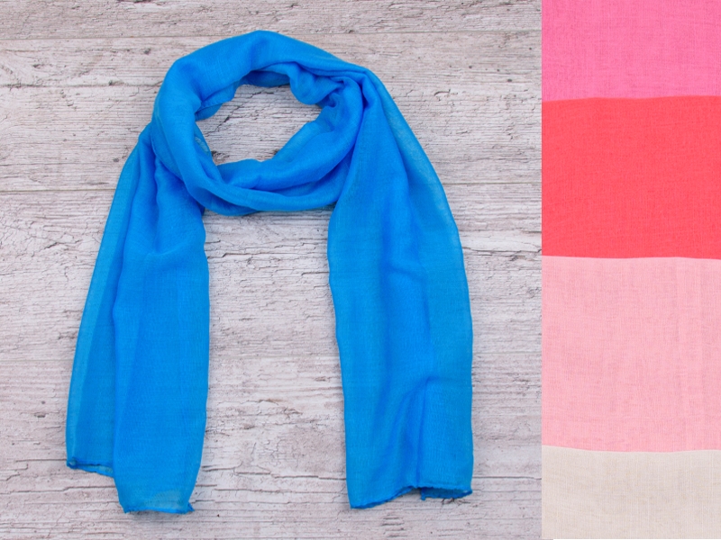 Шарф Shawls (180*50) ES010 mix (деми)