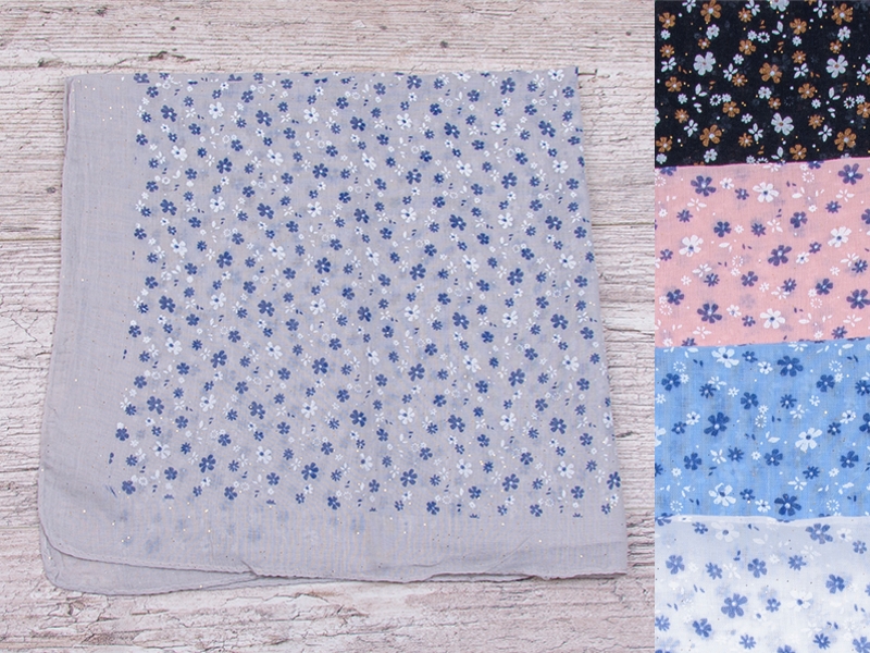 Платок Shawls (68*68) ES017 mix (деми)