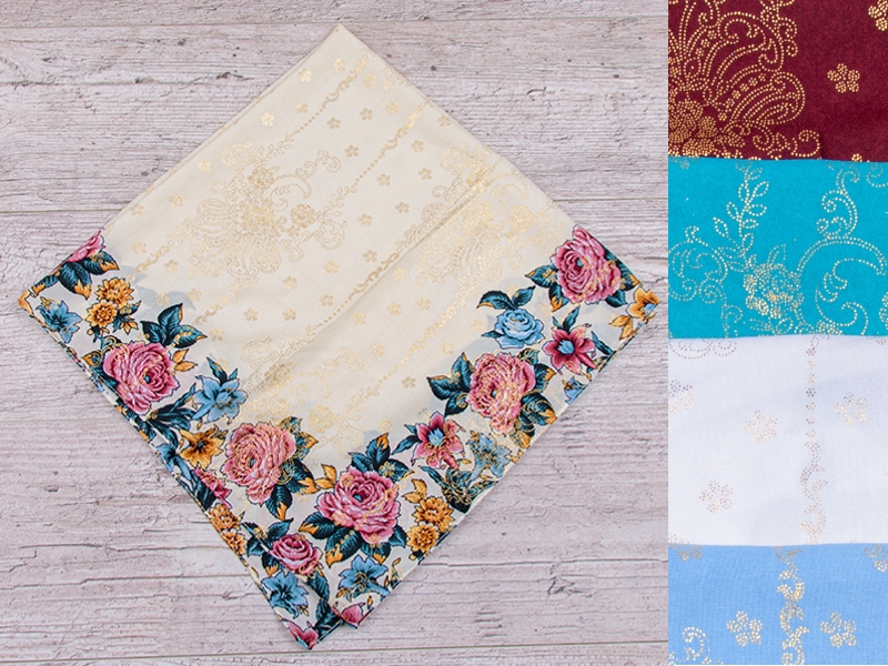 Платок Shawls (80*80) ES020 mix (деми)