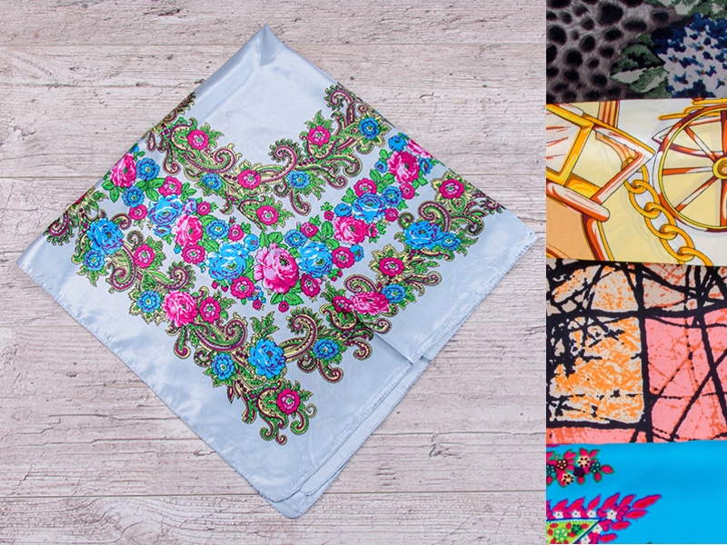 Платок Shawls (89*89) ES022 mix (деми)