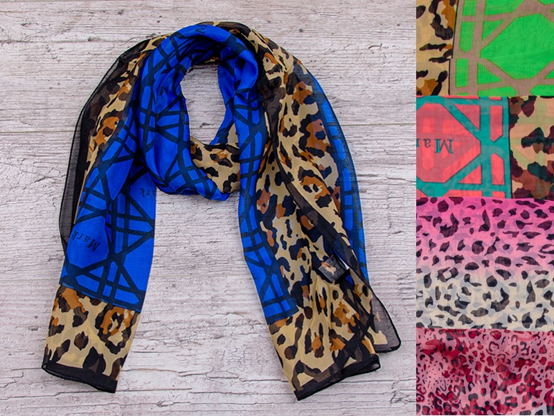 Шарф Shawls (155*50) ES024 mix (деми)