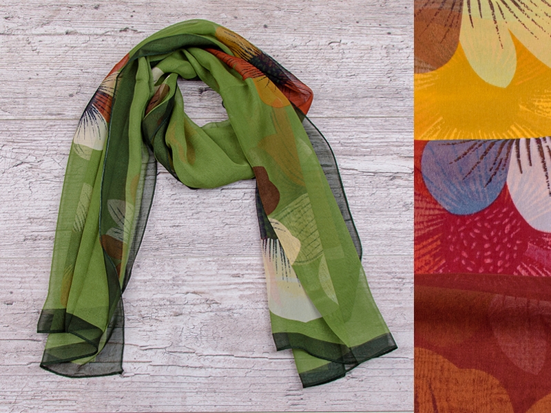 Шарф Shawls (160*55) ES025 mix (деми)