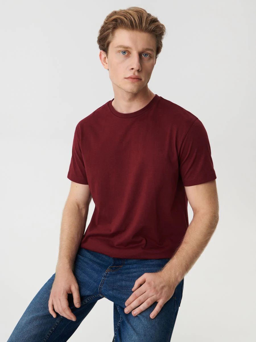 Футболка Sport style (M-XL) 8 wine-old-1 (лето)