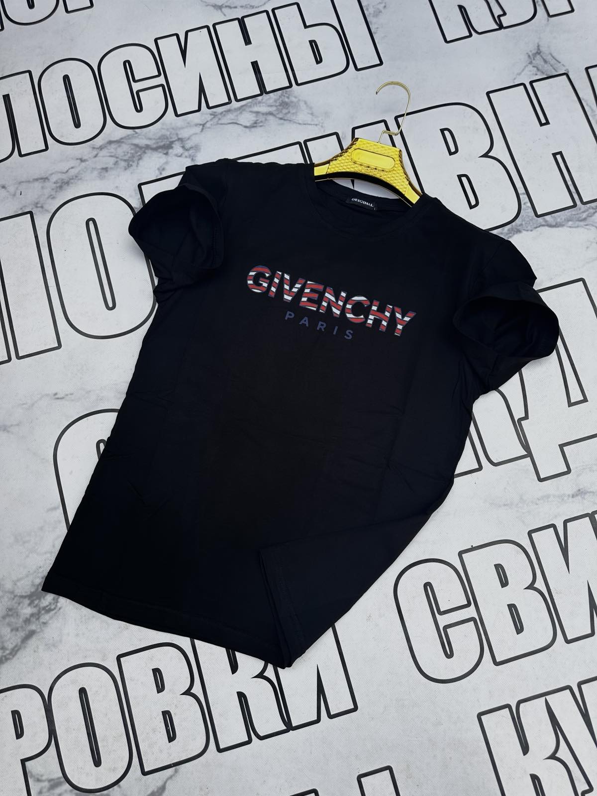 Футболка Sport style (S-2XL) SS31 black (лето)