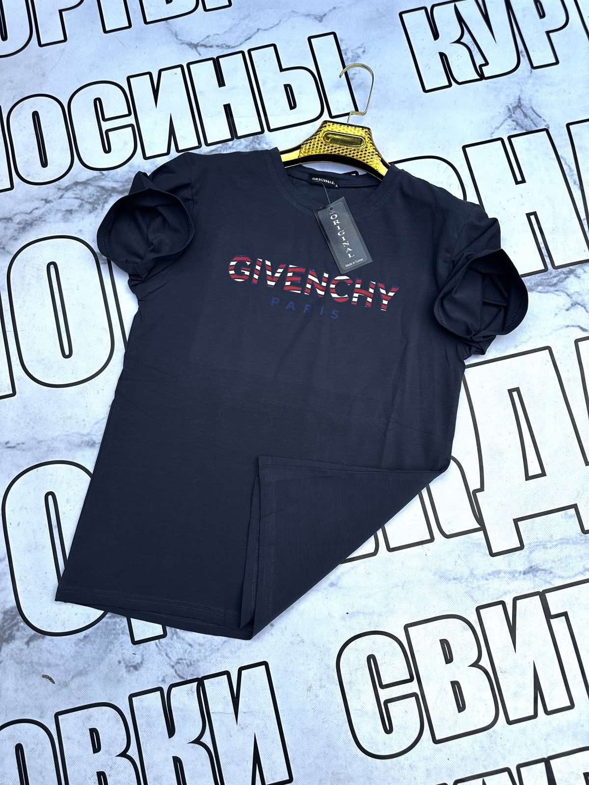 Футболка Sport style (S-2XL) SS34 navy (лето)