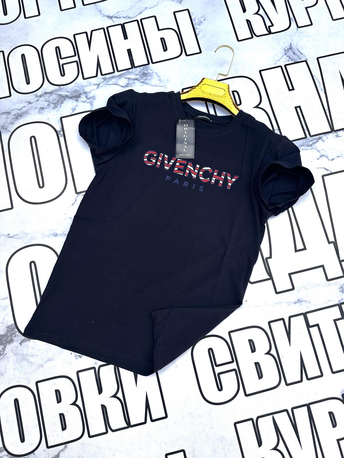 Футболка Sport style (S-2XL) SS39 navy (лето)