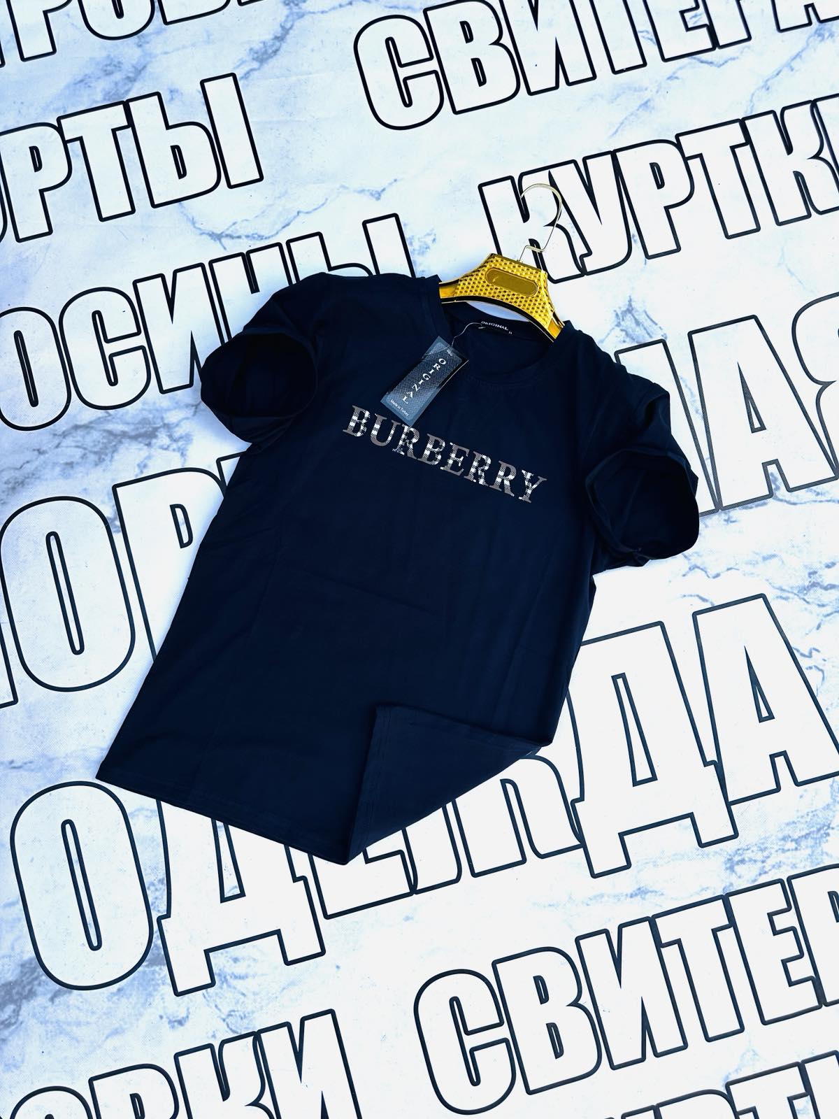 Футболка Sport style (S-2XL) SS42 navy (лето)