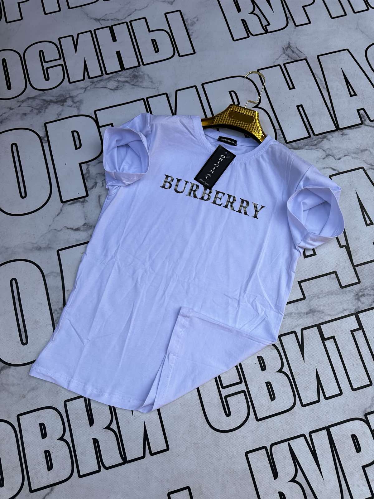 Футболка Sport style (S-2XL) SS48 white (лето)