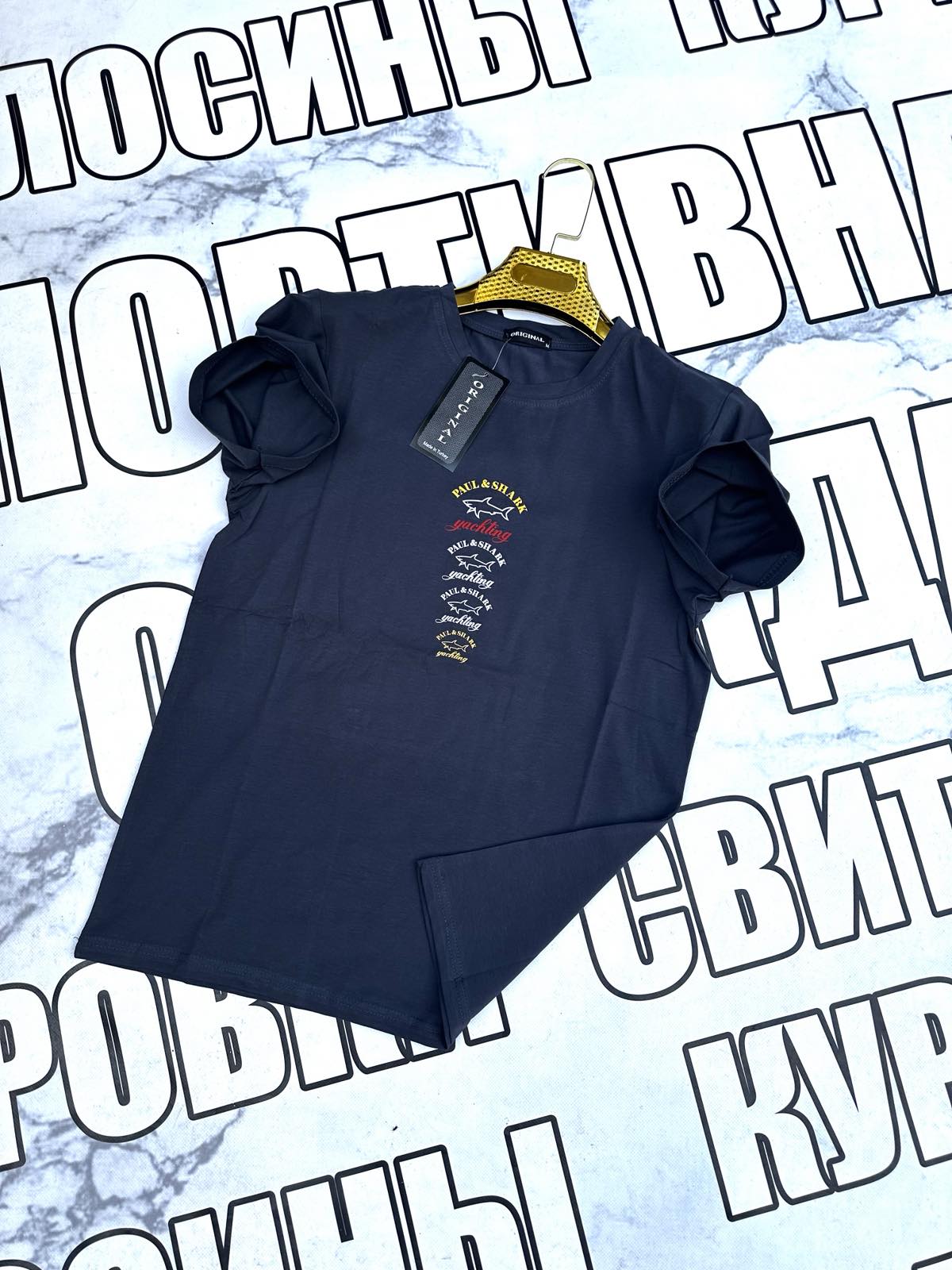 Футболка Sport style (S-2XL) SS54 blue (лето)