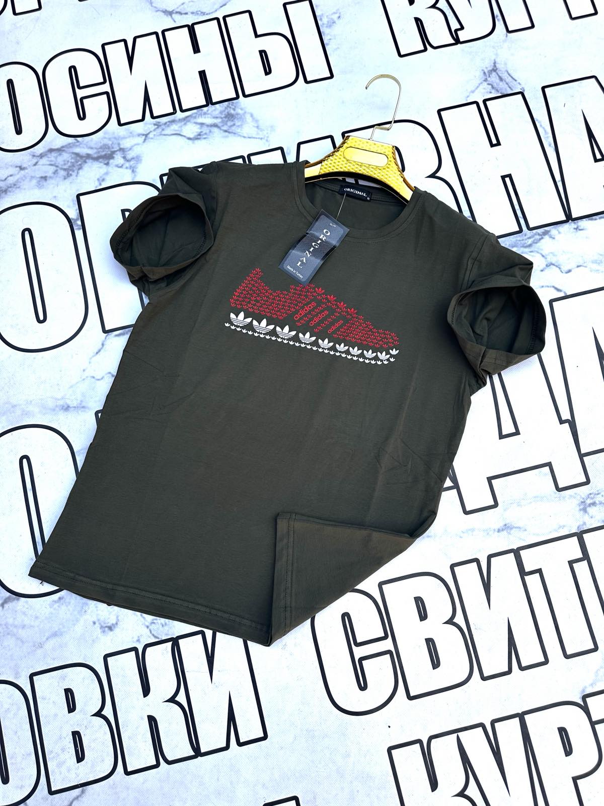 Футболка Sport style (S-2XL) SS59 d.grey (лето)