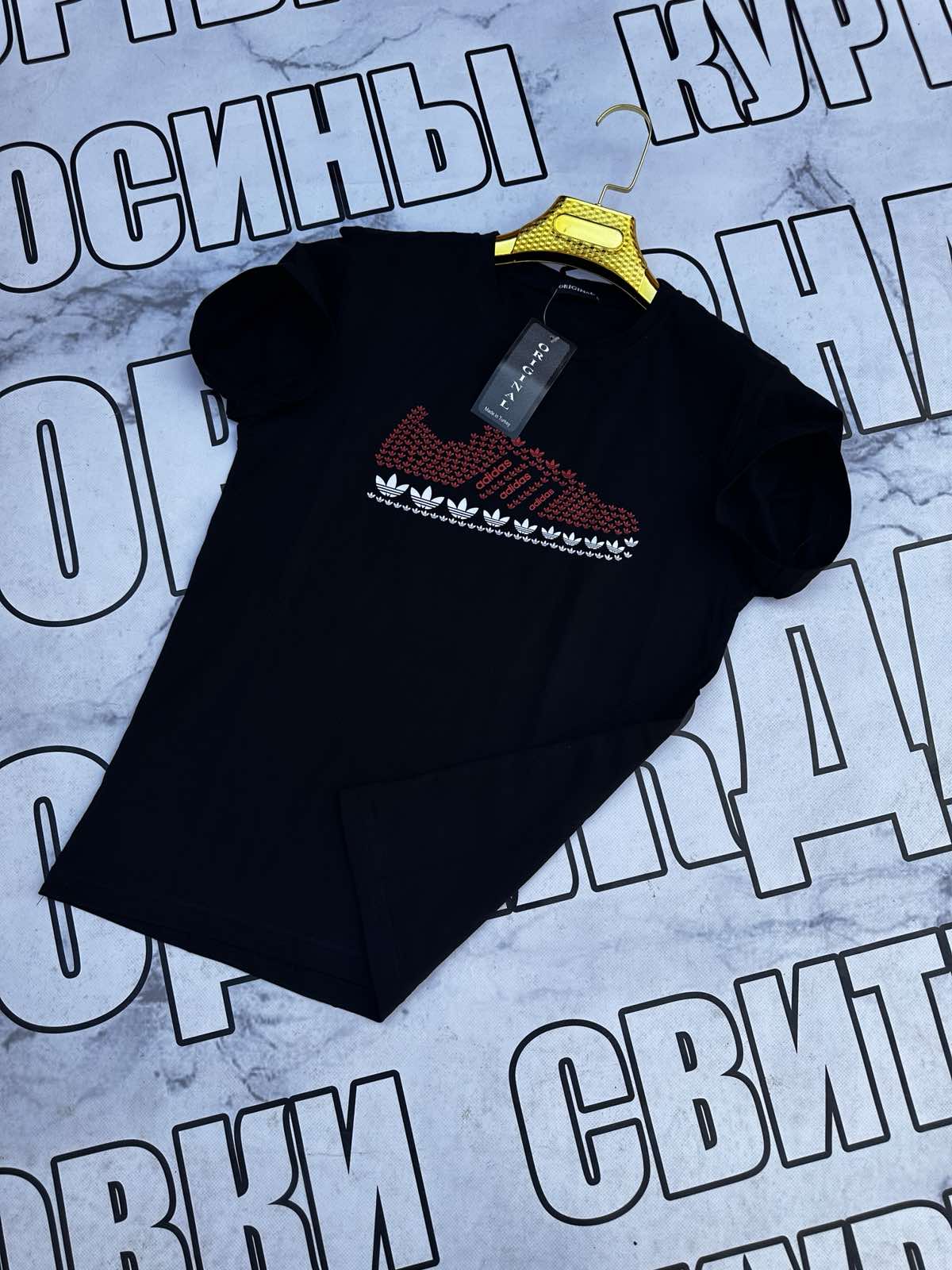 Футболка Sport style (S-2XL) SS60 black (лето)