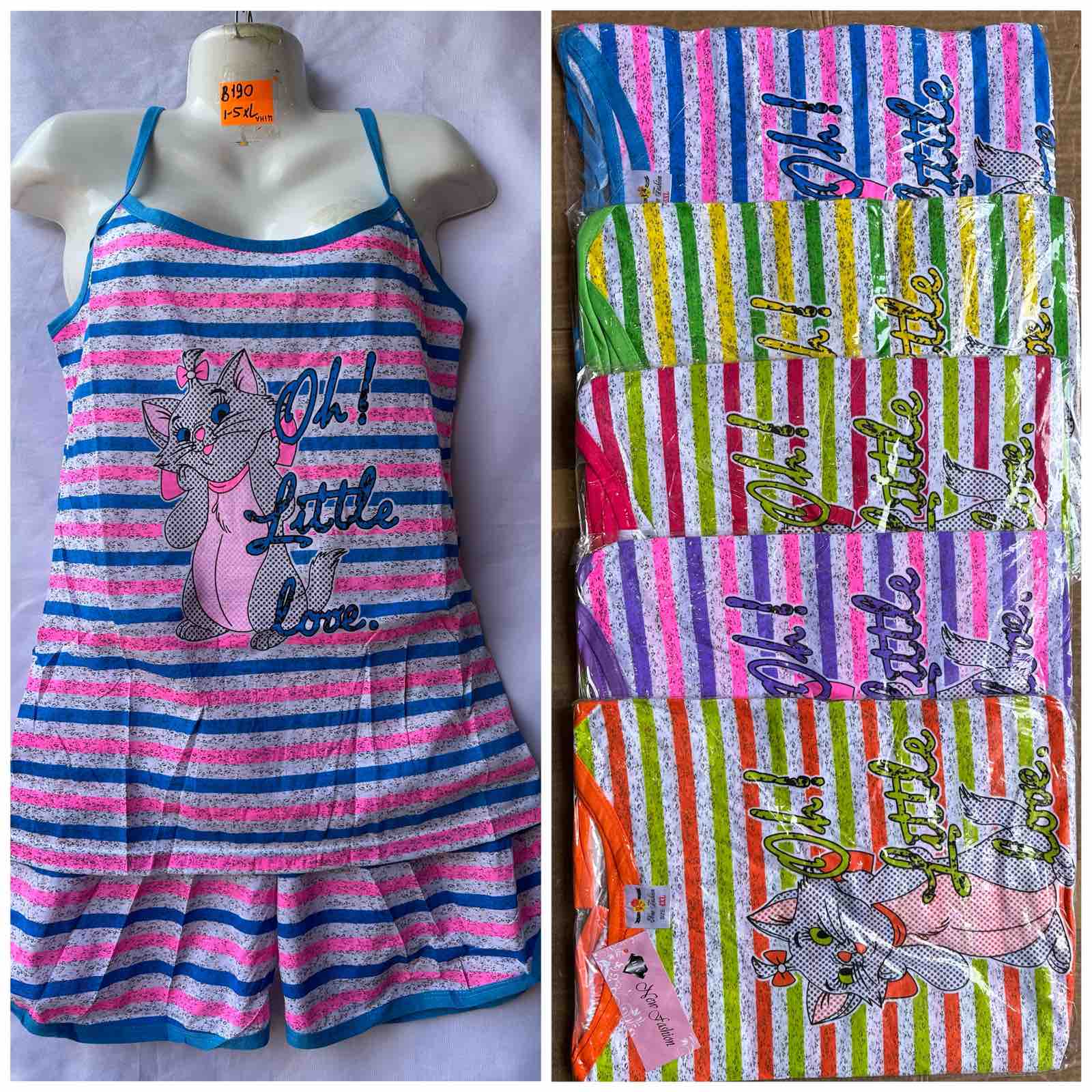 Пижама HomeWear (46-56) B190 mix (лето)