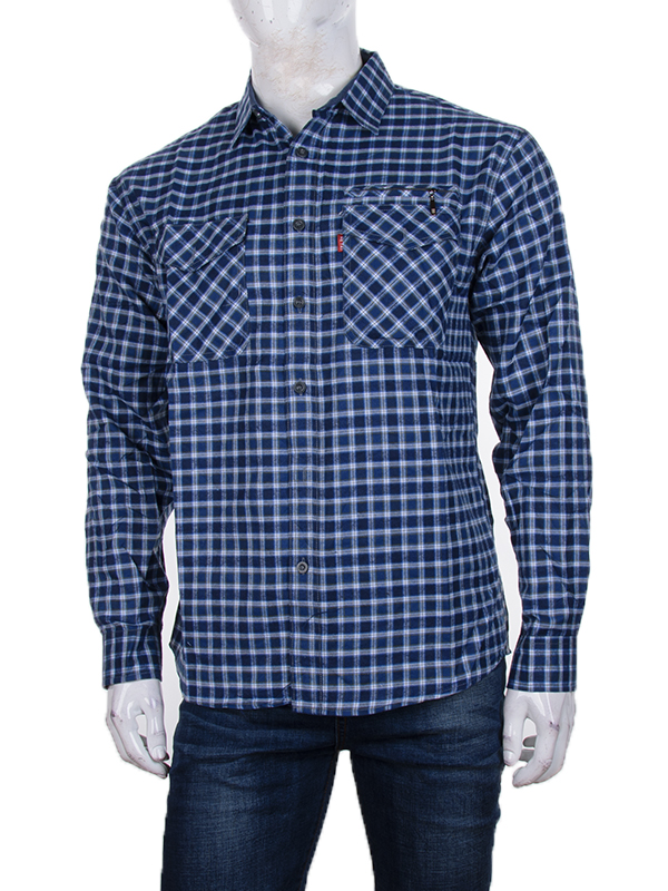 Рубашка Logaster (XL-5XL) A67-1 blue (деми)