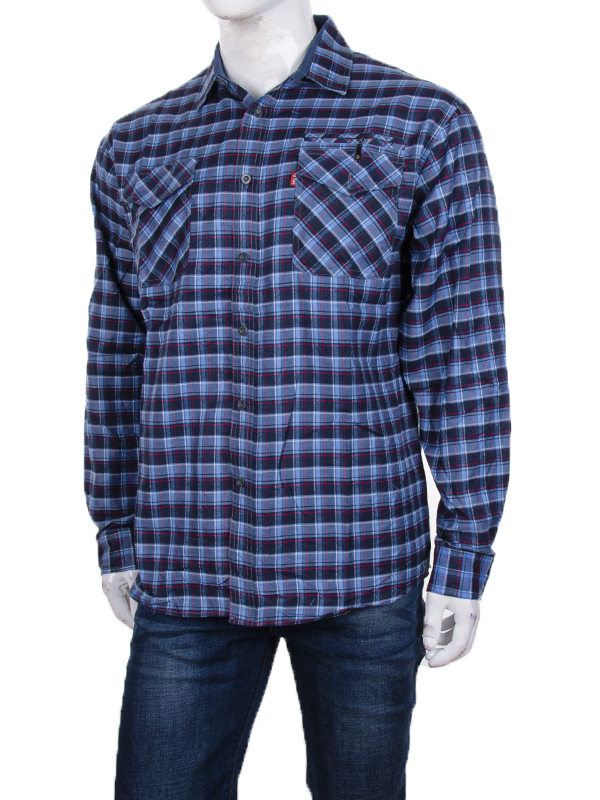 Рубашка Logaster (XL-5XL) A67-5 blue (деми)