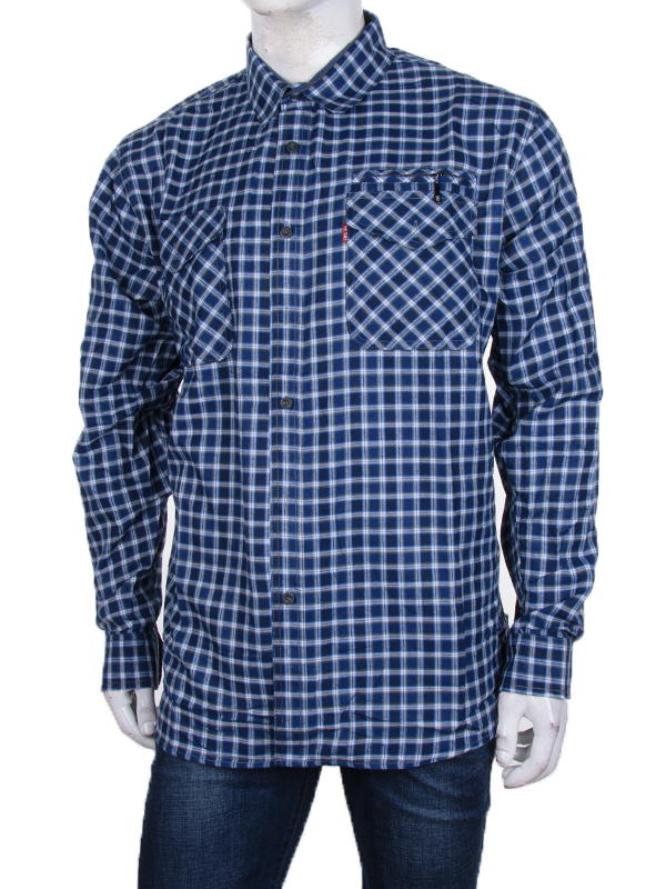 Рубашка Logaster (6XL-10XL) A167 blue (деми)