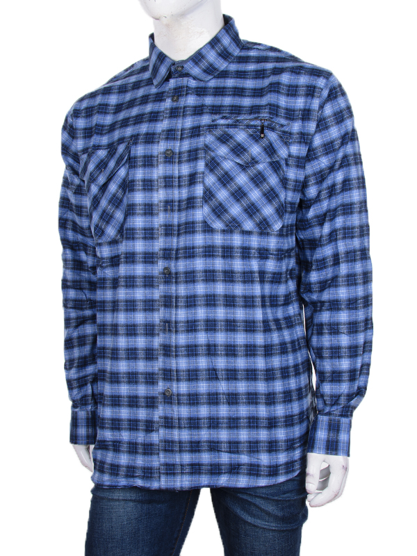 Рубашка Logaster (6XL-10XL) A167 l.blue (деми)