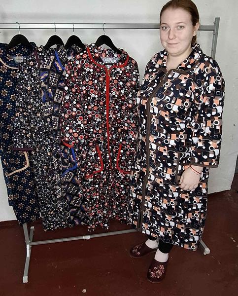 Халат Alberk (62-66) A14 mix (деми)