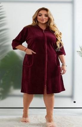Халат Alberk (56-60) AL25 wine (деми)