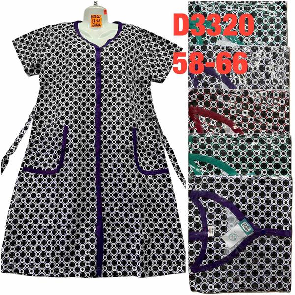 Халат HomeWear (58-66) D3320 mix (лето)