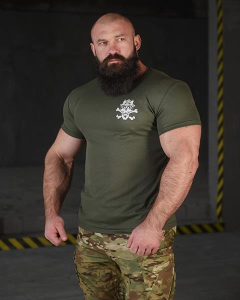 Футболка Madoka (M-3XL) 667 khaki (лето)