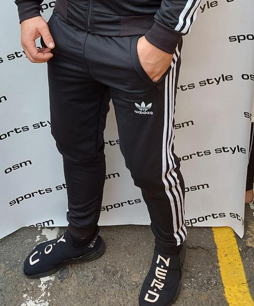 Штаны спорт Sport style (46-54) 01-0 black (деми)